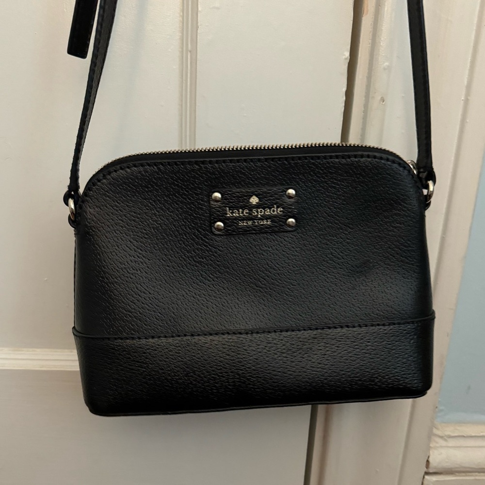 Black Leather Kate Spade Crossbody